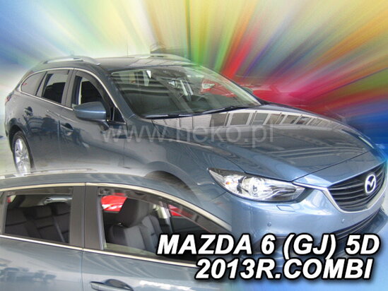 Deflektory - Mazda 6 Combi od 2012 (+zadné)