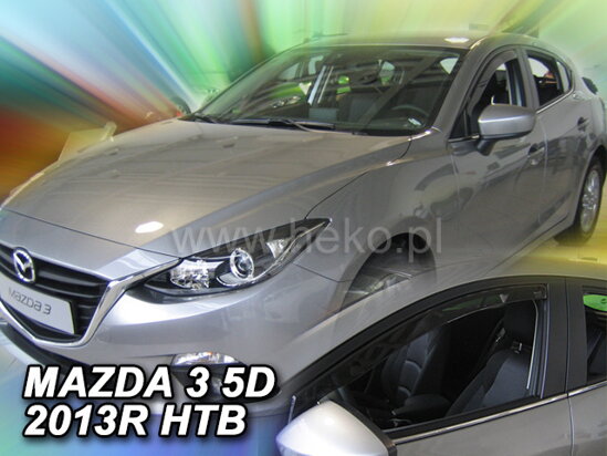 Deflektory - Mazda 3 Sedan 2013-2019  (predné)