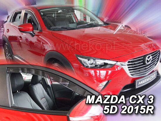 Deflektory - Mazda CX-3 od 2015 (predné)
