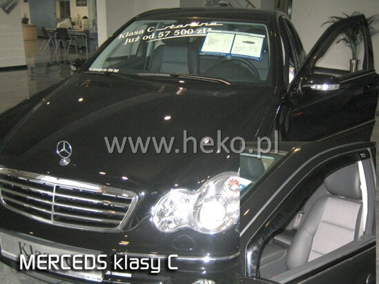 Deflektory - Mercedes C W203 2000-2007 (predné)