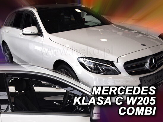 Deflektory - Mercedes C W205 Sedan 2014-2021 (predné)