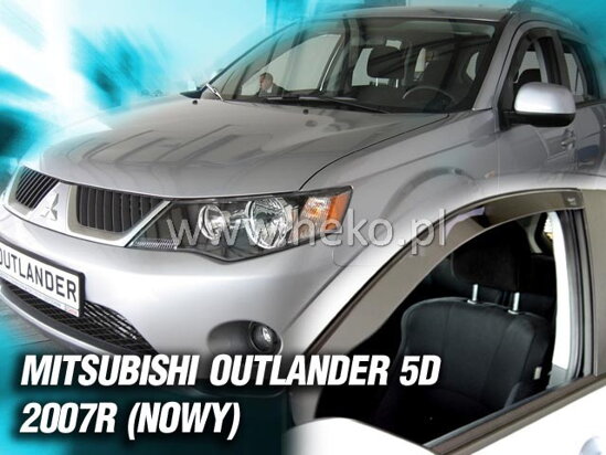 Deflektory - Mitsubishi Outlander 2006-2012 (predné)