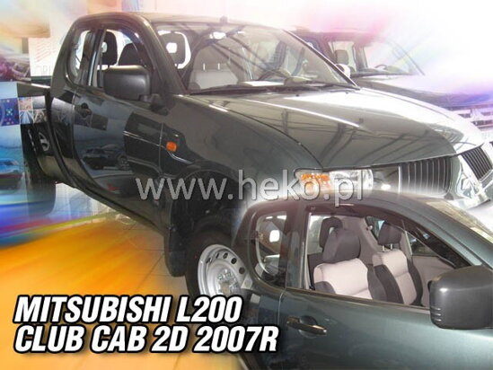 Deflektory - Mitsubishi L200 2-dvere Club Cab 2005-2015 (predné)