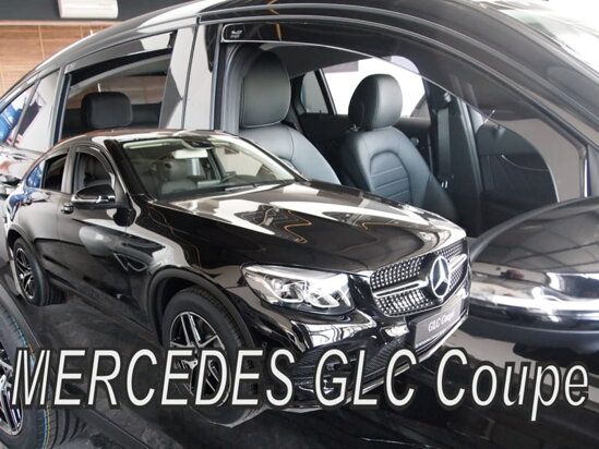 Deflektory - Mercedes GLC Coupe C253 od 2017 (+zadné)