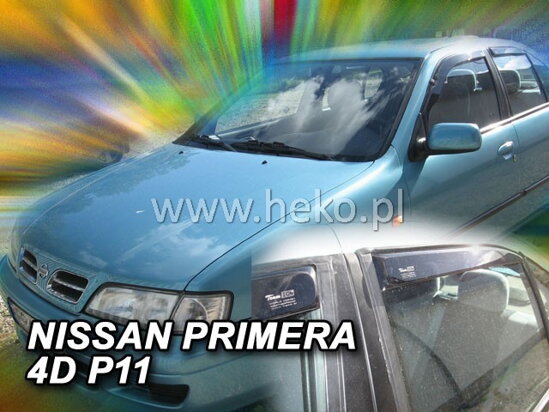 Deflektory - Nissan Primera 1996-2002 (+zadné)