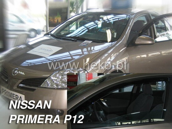 Deflektory - Nissan Primera 2002-2008 (predné)