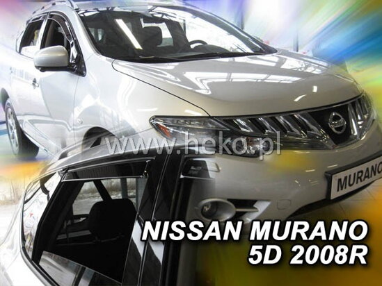 Deflektory - Nissan Murano 2007-2014 (+zadné)
