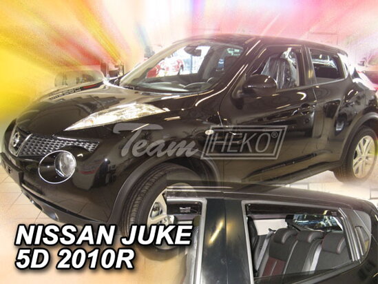 Deflektory - Nissan Juke 2010-2019 (+zadné)
