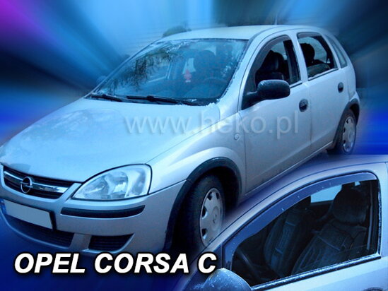 Deflektory - Opel Corsa C 5-dverí 2000-2006 (predné)