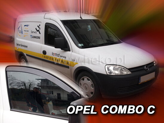 Deflektory - Opel Combo C 2001-2011 (predné)