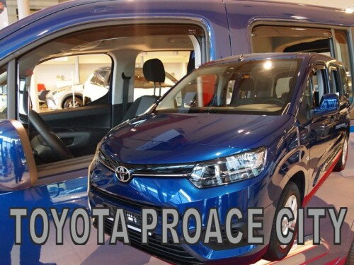 Deflektory - Toyota ProAce City od 2019 (+zadné)