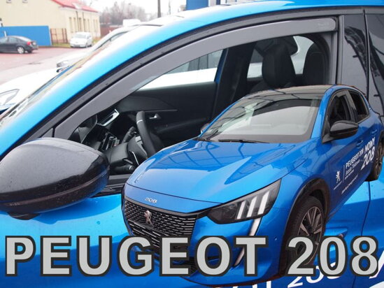 Deflektory - Peugeot 208 od 2019 (predné)