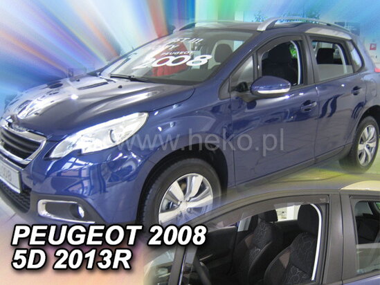 Deflektory - Peugeot 2008 2013-2019 (predné)