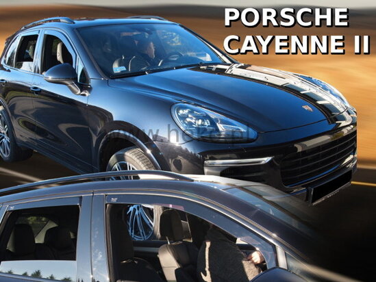 Deflektory - Porsche Cayenne 2010-2017 (+zadné)