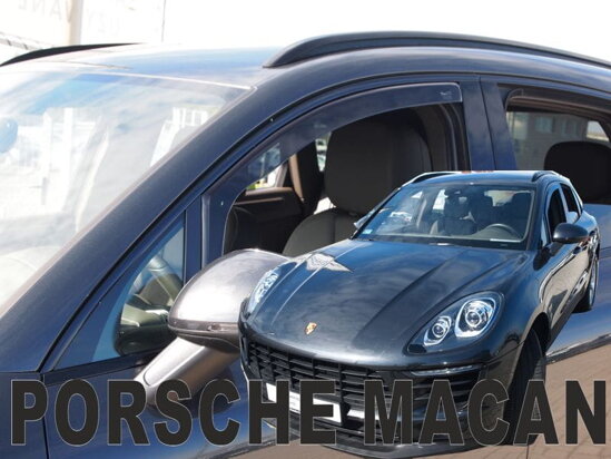 Deflektory - Porsche Macan od 2013 (+zadné)