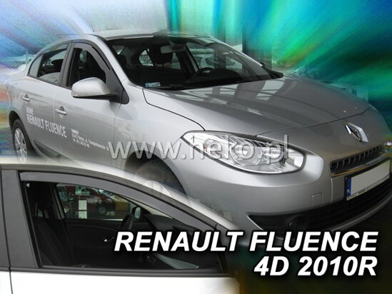 Deflektory - Renault Fluence od 2009 (predné)