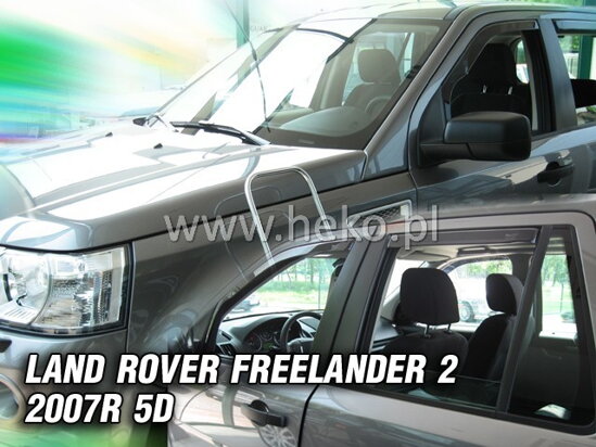 Deflektory - Land Rover Freelander 2006-2014 (+zadné)