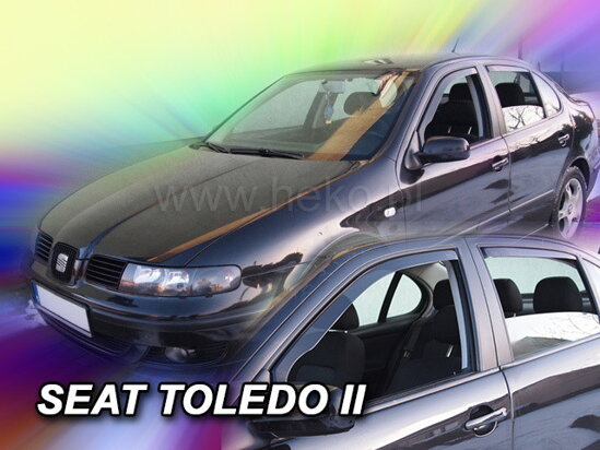 Deflektory - Seat Toledo 1999-2004 (+zadné)