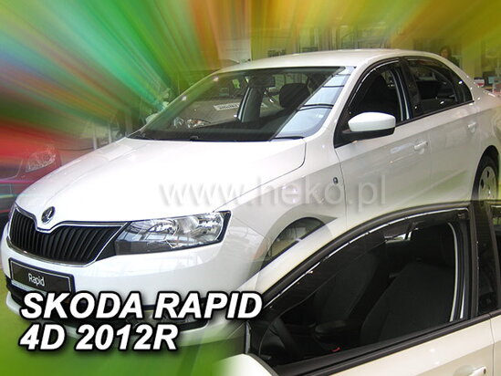 Deflektory - Škoda Rapid Spaceback od 2012 (predné)