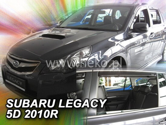 Deflektory - Subaru Legacy kombi od 2009 (+zadné)