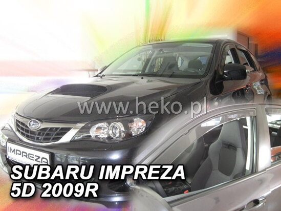 Deflektory - Subaru Impreza 2007-2011 (predné)