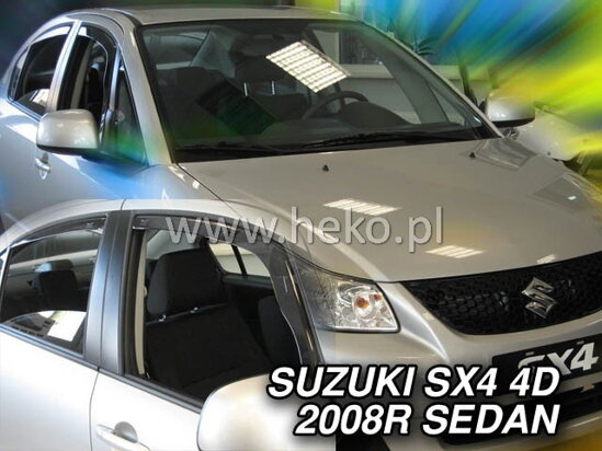 Deflektory - Suzuki SX4 Sedan 2008-2013 (+zadné)