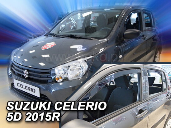 Deflektory - Suzuki Celerio od 2014 (+zadné)