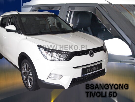 Deflektory - Ssangyong Tivoli od 2015 (+zadné)