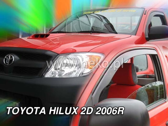 Deflektory - Toyota Hilux 2-dvere 2005-2015 (predné)