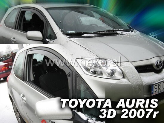 Deflektory - Toyota Auris 3-dvere 2006-2012 (predné)