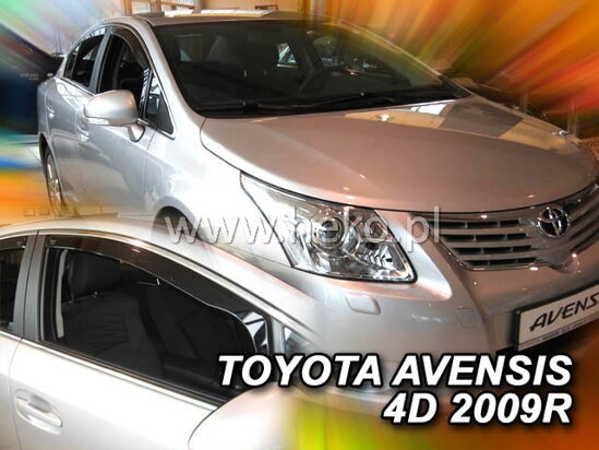 Deflektory - Toyota Avensis od 2009 (predné)