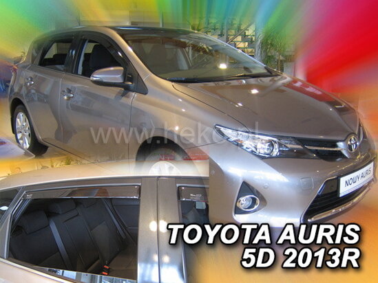 Deflektory - Toyota Auris Htb od 2012 (+zadné)