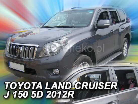 Deflektory - Toyota Land Cruiser J150 od 2009 (+zadné)