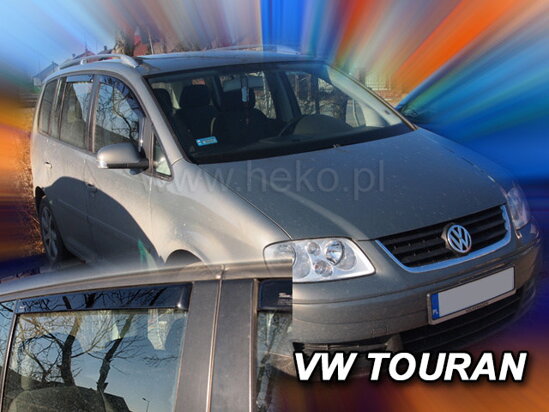 Deflektory - VW Touran 2003-2015 (+zadné)