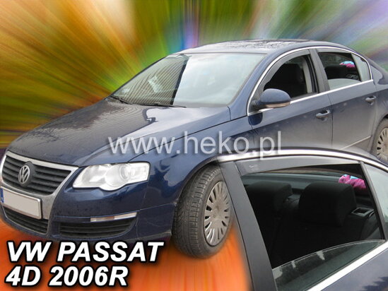 Deflektory - VW Passat B6 Sedan 2005-2010 (+zadné)