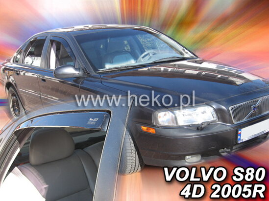 Deflektory - Volvo S80 1998-2006 (+zadné)