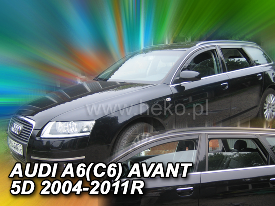 Deflektory - Audi A6 Combi 2004-2011 (+zadné)