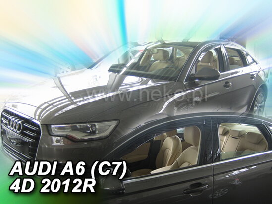 Deflektory - Audi A6 Sedan 2011-2018 (+zadné)