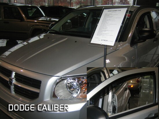 Deflektory - Dodge Caliber od 2006 (+zadné)