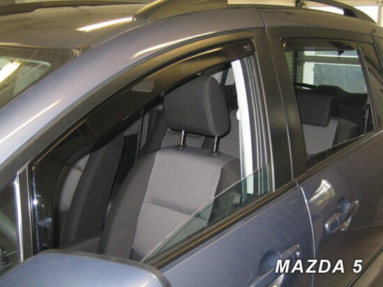 Deflektory - Mazda 5 2005-2010 (+zadné)