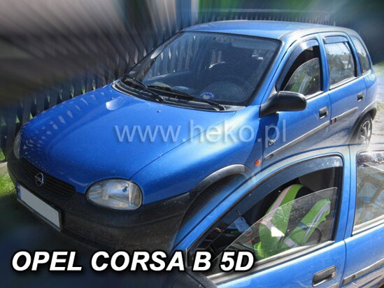 Deflektory - Opel Corsa B 5-dverí 1993-2000 (predné)