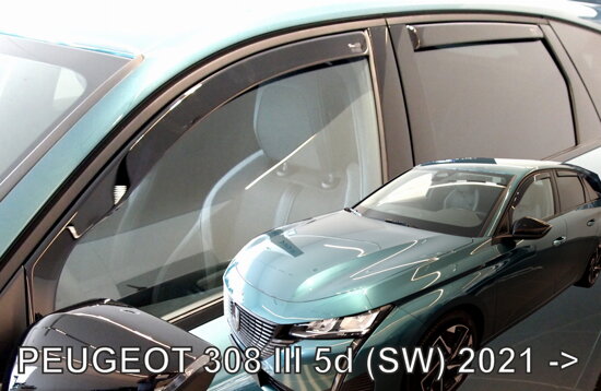 Deflektory - Peugeot 308 SW od 2022 (+zadné)