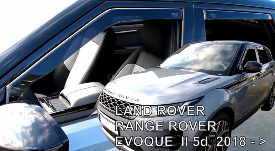 Deflektory - Land Rover Range Rover Evoque od 2019 (+zadné)