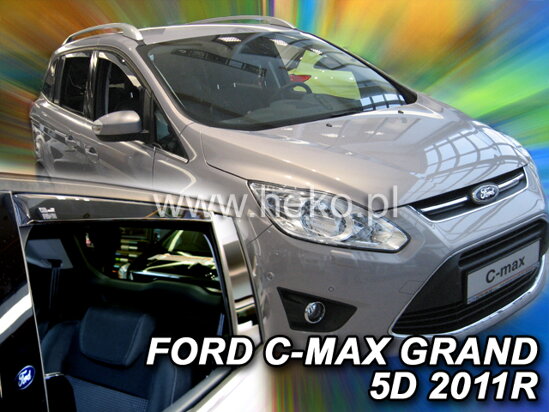 Deflektory - Ford Grand C-Max od 2010 (+zadné)