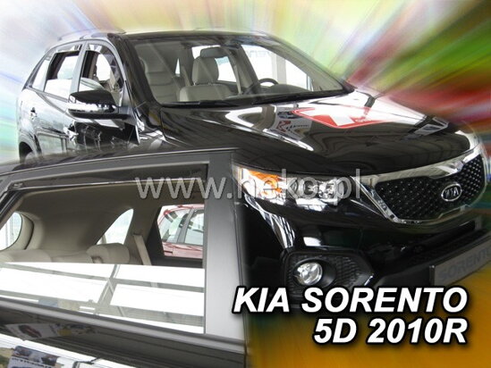 Deflektory - Kia Sorento 2009-2015 (+zadné)