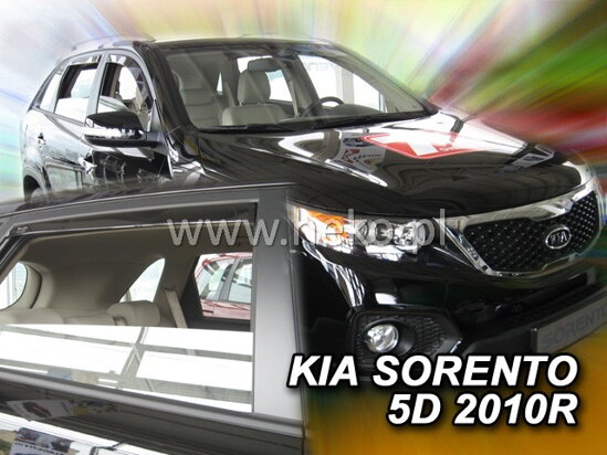 Deflektory - Kia Sorento 2009-2015 (+zadné)