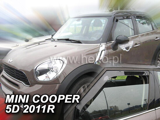 Deflektory - Mini Cooper 5-dverí 2011-2014 (predné)