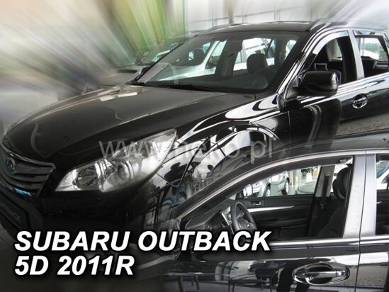 Deflektory - Subaru Outback 2009-2014 (predné)