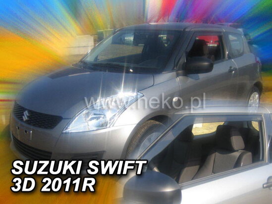 Deflektory - Suzuki Swift 3-dvere 2010-2017 (predné)