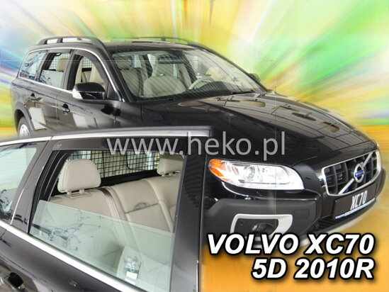 Deflektory - Volvo V70 od 2007 (+zadné)